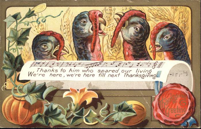 Erntedankfest Geflügel Truthahn Singen