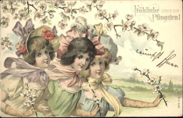 Pfingsten Pentecost Pentecote Mädchen