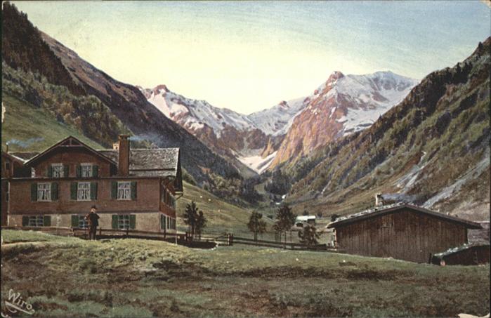 OBERSTDORF Bayern Spielmannsau
Wiedemanns Kuenstlerkarte