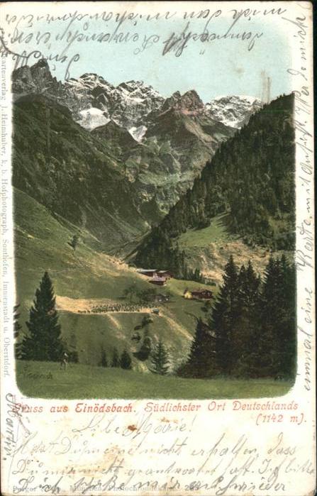 OBERSTDORF Bayern Einoedsbach