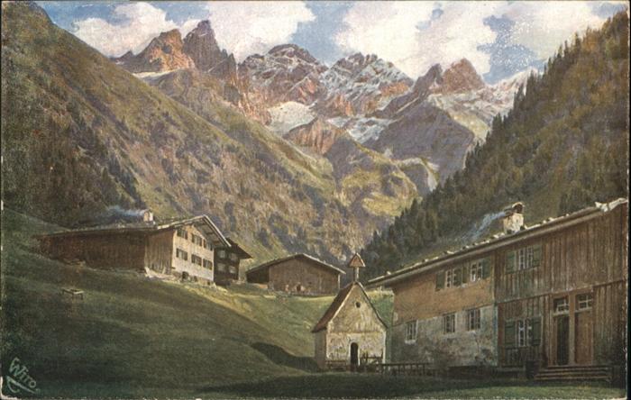 OBERSTDORF Bayern WIRO Kuenstlerkarte
Einoedsbach