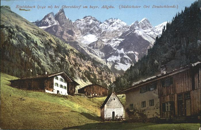 OBERSTDORF Bayern Einoedsbach