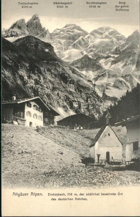 OBERSTDORF Bayern Einoedsbach