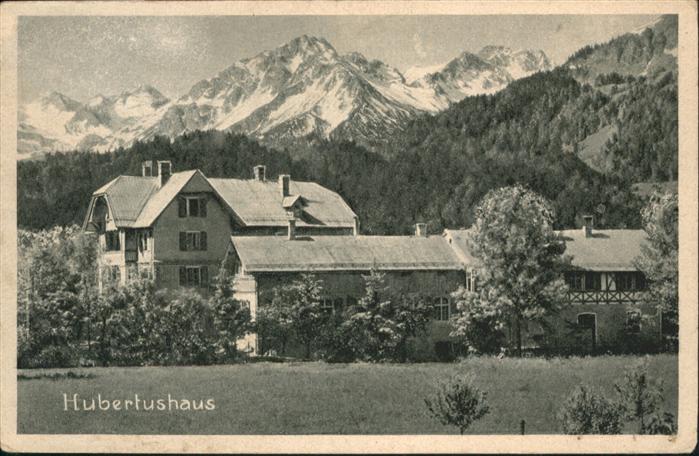 OBERSTDORF Bayern Fremdenheim Hubertushaus Oberstdorf