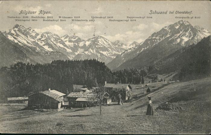 OBERSTDORF Bayern Schwand
Allgaeuer Alpen