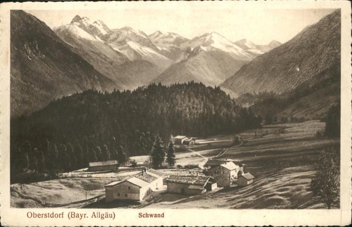 OBERSTDORF Bayern Schwand