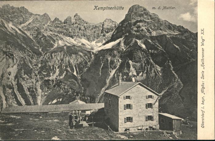 OBERSTDORF Bayern Kemptnerhuette