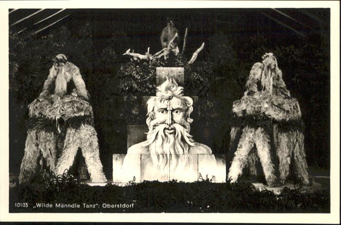 OBERSTDORF Bayern Wilde Maenndle Tanz