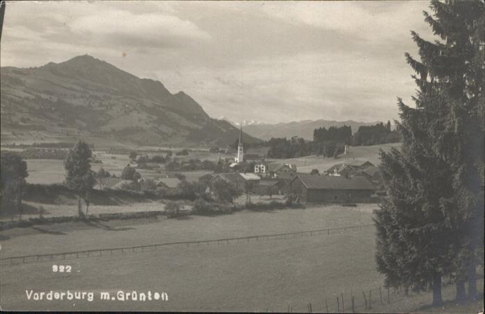 Vorderburg Immenstadt Grünten