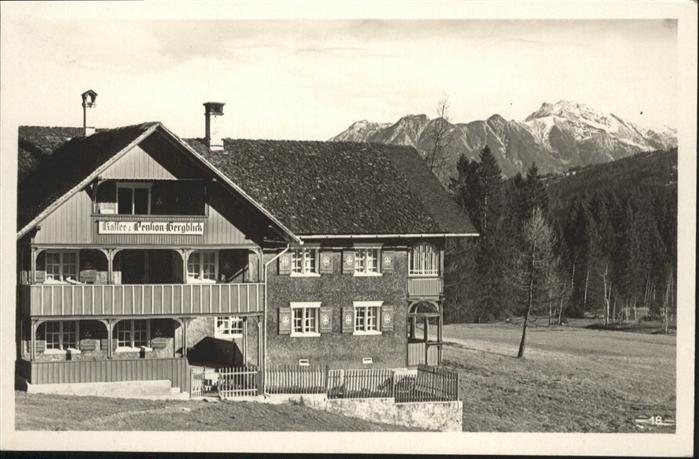 OBERSTDORF Bayern Pension Bergblick