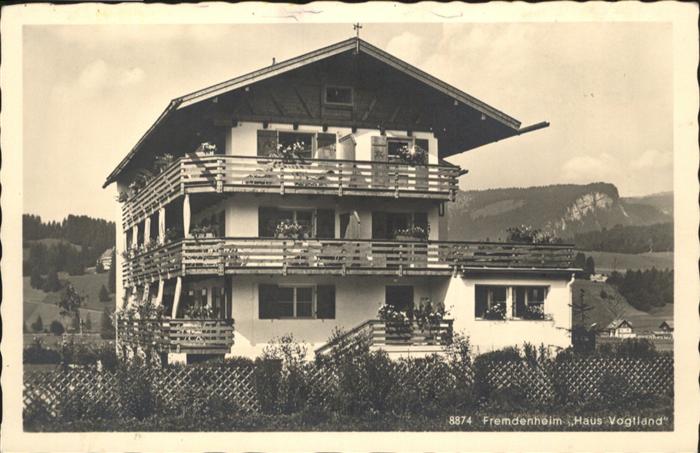 OBERSTDORF Bayern Fremdenheim Haus Vogtland