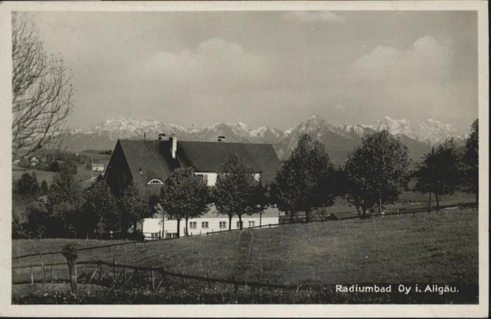 Oy Bad Mittelberg Oberallgaeu Bayern Radiumbad