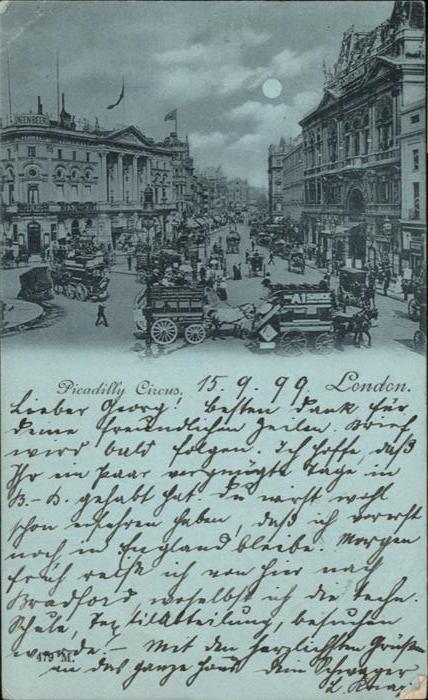 London Picadilly Circus Kutsche