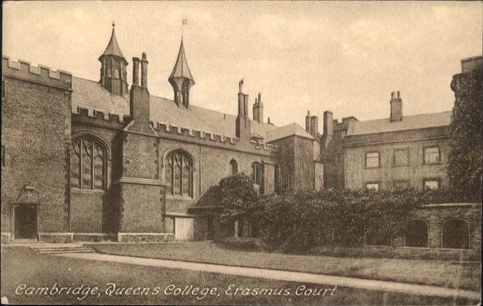 Cambridge Cambridgeshire Queens College Erasmus Court