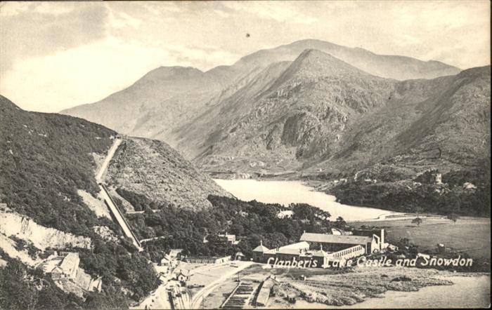 Snowdon Clanberis Lake Castle