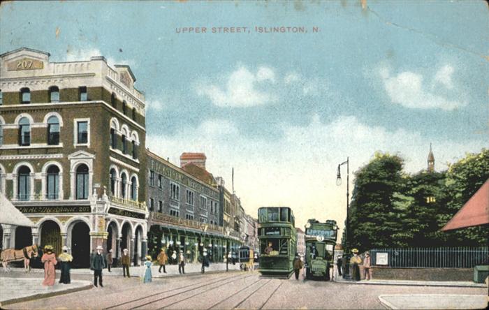 Islington Upper Street Strassenbahn