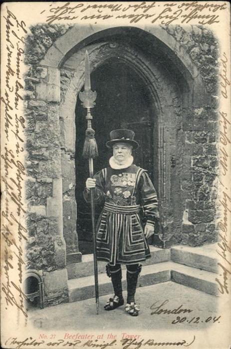London Beefeater at the Tower