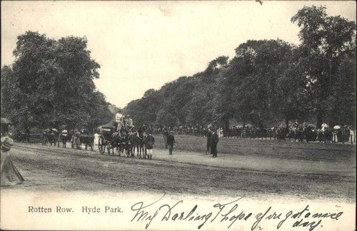 London Rotten Row
Hyde Park
