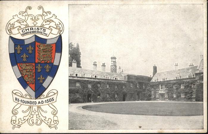 Oxford Oxfordshire Christ`s
Re-Founded ad 1505
