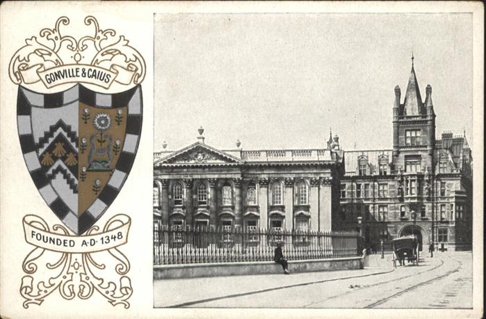 Cambridge Cambridgeshire Conville & Caius
Founded ad 1348