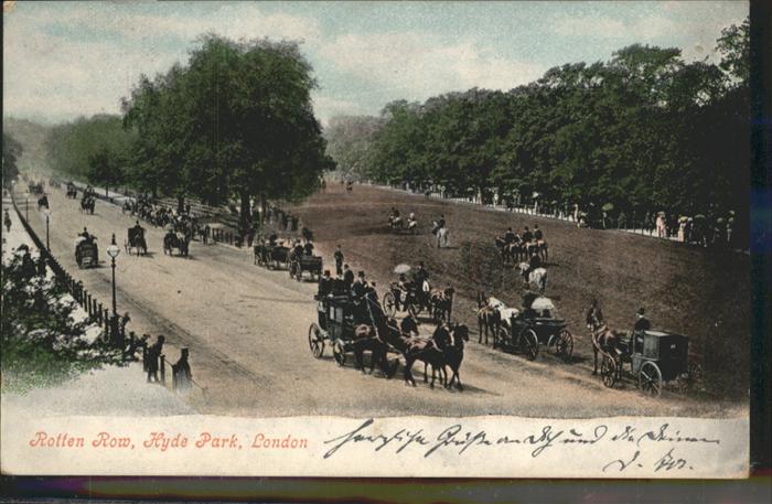 London Rotten Row
Hyde Park