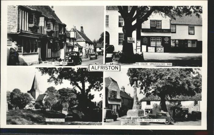 Alfriston Star Inn Olde Smugglers Inn, Church, Market Cross