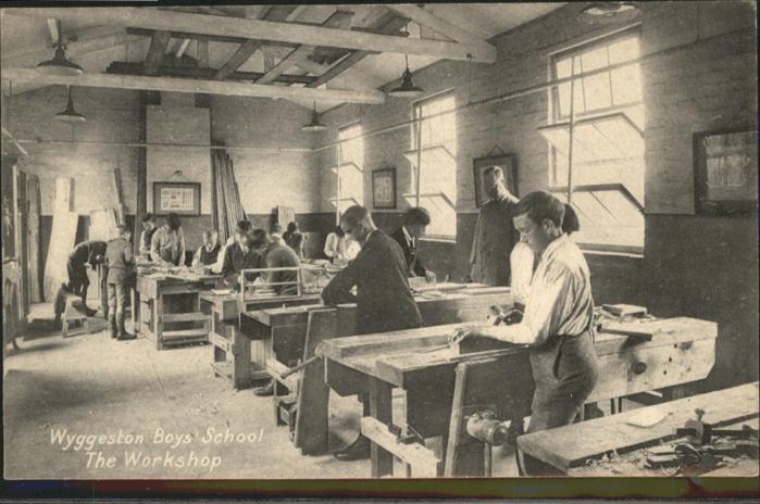 London Wyggeston Boy`s School
Workshop