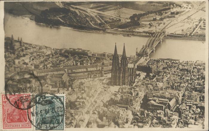 Koeln Rhein [Stempelabschlag] Brücke