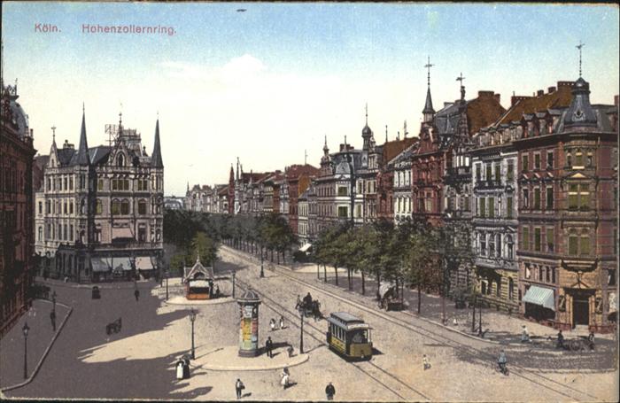 Koeln Rhein Hohenzollernring Strassenbahn
