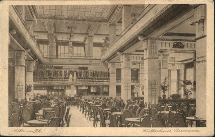 Koeln Rhein Kaffeehaus Germania
