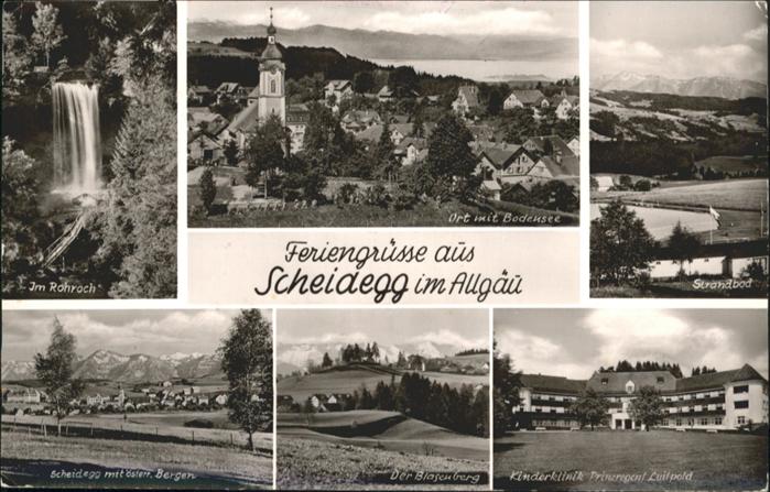 Scheidegg Allgaeu Strandbad Kinderklinik