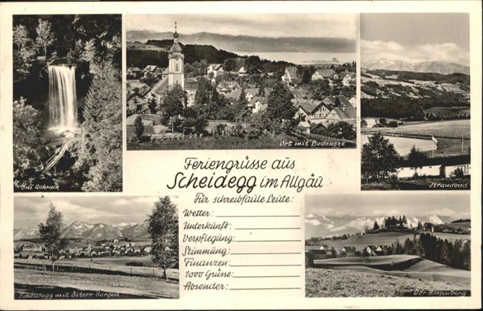 Scheidegg Allgaeu Strandbad