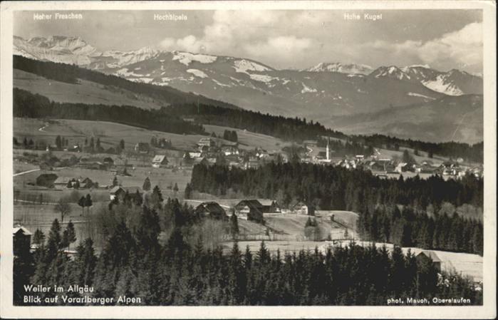 Weiler-Simmerberg Voralberger Alpen