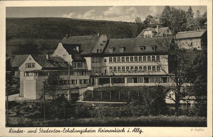 Heimenkirch Kinder Studenten Erholungsheim