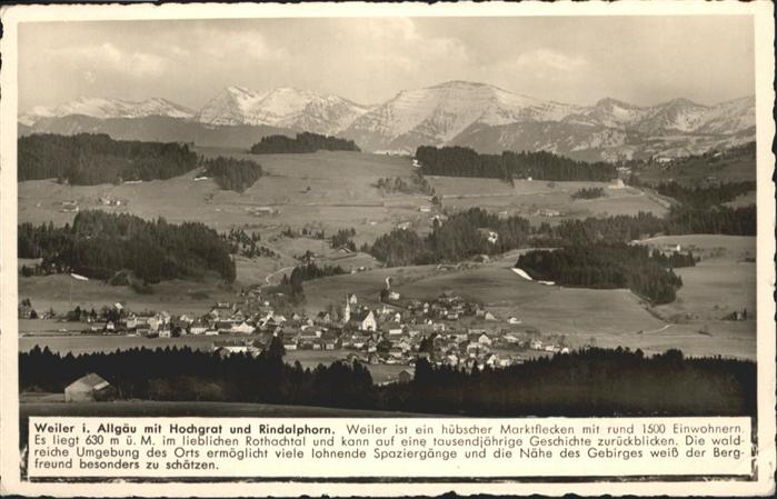 Weiler-Simmerberg Hochgrat Rindalphorn