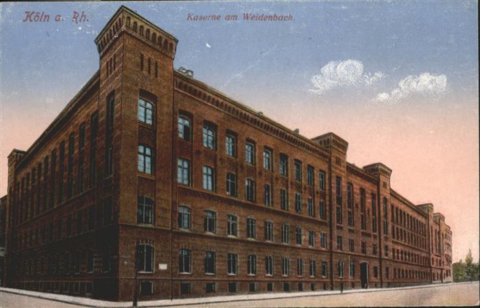Koeln Rhein Kaserne am Weidenbach