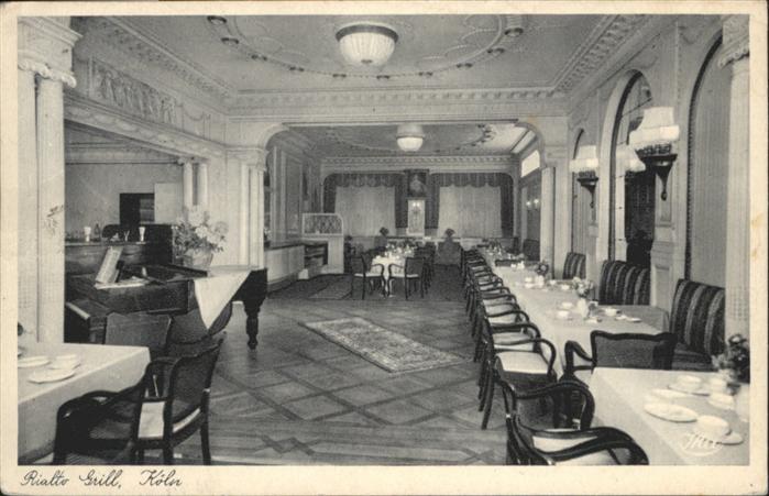 Koeln Rhein Rialto Grill