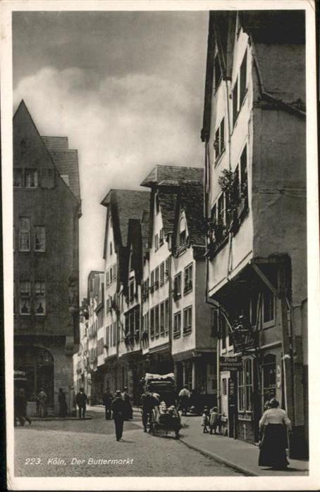 Koeln Rhein Buttermarkt
