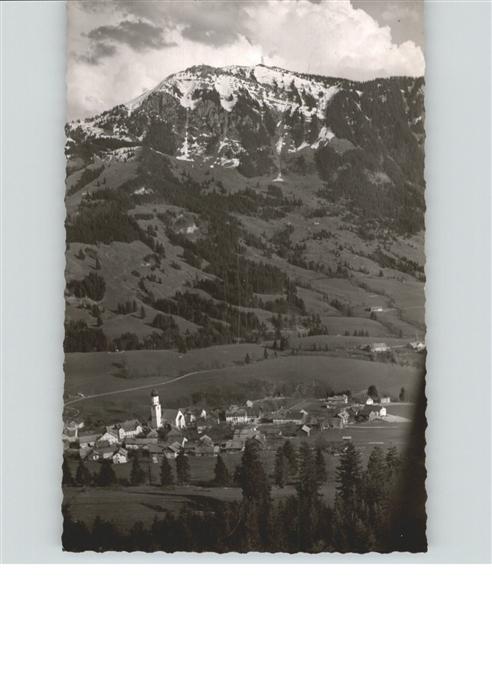 Rettenberg Oberallgaeu Fliegeraufnahme