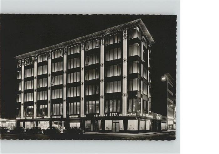 Koeln Rhein Blau Gold Haus