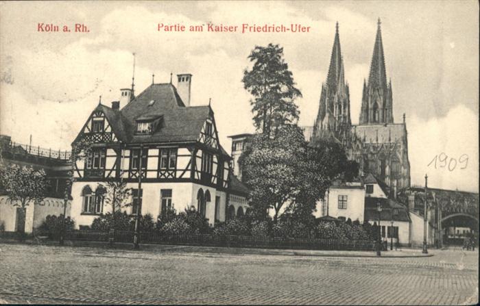 Koeln Rhein Kaiser Friedrich Ufer