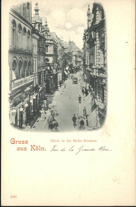 Koeln Rhein Hohe Strasse