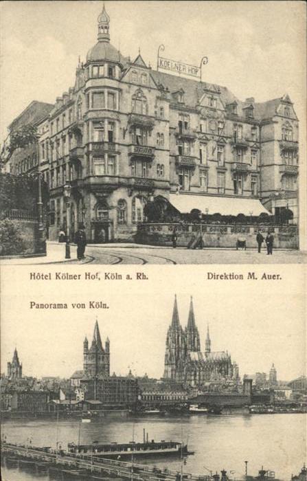 Koeln Rhein Hotel Kölner Hof Schiff
