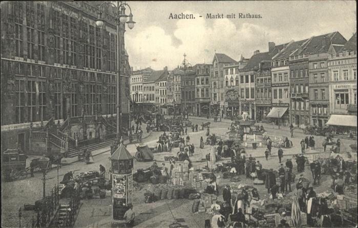 Aachen Markt Rathaus