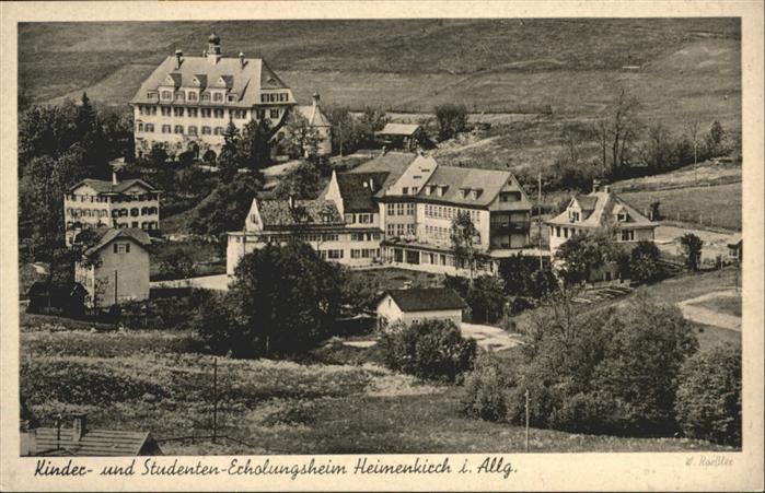 Heimenkirch Kinder Studenten Erholungsheim