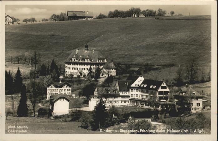 Heimenkirch Kinder Studenten Erholungsheim