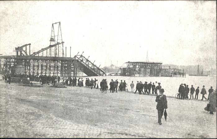 Koeln Rhein Eingestürzte Südbrücke