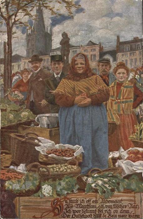 Koeln Rhein Marktfrau Altermarkt