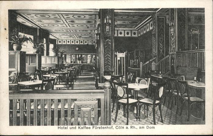 Koeln Rhein Hotel Kaffee Fürstenhof