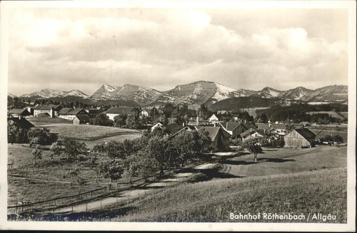 Roethenbach Allgaeu Bahnhof